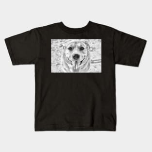 Happy Labrador Dog Kids T-Shirt